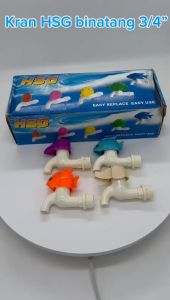 Kran Murah untuk E-Commerce: Kran Air Binatang HSG Kepala Ikan Gajah 3/4 inch