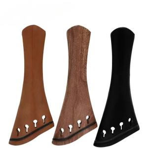 IRIN | IRIN 4/4 Violin Tailpiece Bevelled Edge Date Jujube /Ebony /Sumu Wood Violin Tailpiece No Deformation Professional Violin Parts
