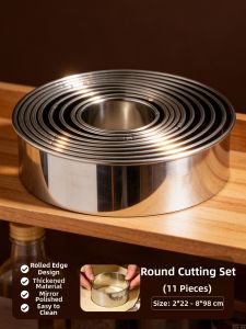 MAGIC KITCHEN | Stainless Steel Mousse Cake Mold 4 inch