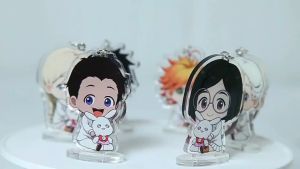 Genshin Impact Creative Cartoon Acrylic Keychain Couple Bag Charm Pendant Car Keychain