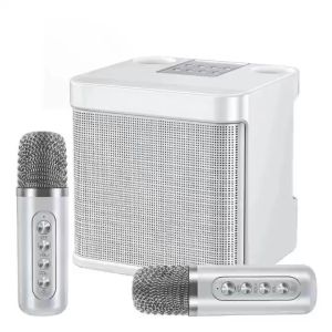Mini Bluetooth Speaker 2 mic 1 Karaoke Bluetooth Wireless Full Bass Portable 203 Speaker Karaoke