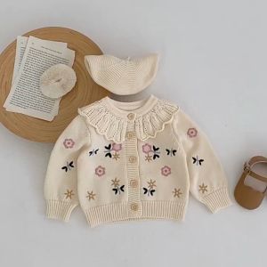 Jacket Kardigan Anak Import Outer Baby Perempuan Baju Bayi Sweater Lengan Panjang Tebal Musim Dingin