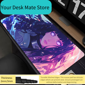 Bandai | Mouse Pad Naruto Hyuuga Hinata Larger XXL Speed Mini Pc Computer Keyboard Desk Mat Laptop Gaming Accessories HD Mousepad