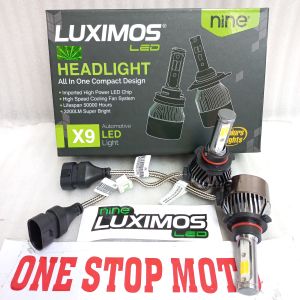 LAMPU LED Fog Lamp H11 H8 H16 HB3 HB4 Mobil X9 ECO9 Original Ori Asli luximos nine