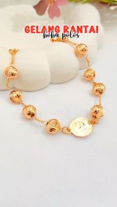 GL 191 - Gelang xuping gelang dewasa/remaja rantai simple lapis emas gold - Cute