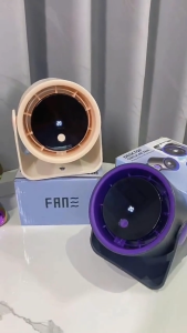 Rechargeable Desktop Fan with Quiet Operation Portable Mini Fan With 10000mAh Battery Smart LED Display