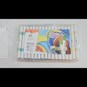 DELI (C190) COLOR EMOTION ACRYLIC MARKER (AVAILABLE IN SETS OF 12 | 24 | 36 | 48COLOURS)