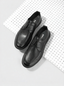 Belle | Breathable Holes Summer Leather Soft Bottom Shoes