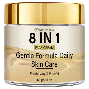 Water Ice Levin | 8-in-1 Face Cream Retinol Collagen Vitamin C E. Kojiic Glutathione Niacinamide Hyaluronic Acid. Moisturizing Firming. 60g.
