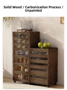 Multi-Purpose Storage Cabinet Wooden