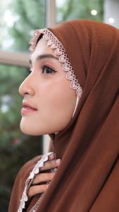 NELAFA Bahira Mukena Set Tas / mukena crinkle 3 in 1 /mukena traveling