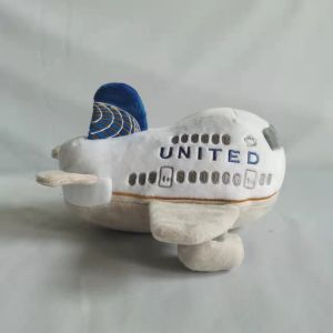 ของเล่นตุ๊กตาเครื่องบินเสียงจริง ของเล่นตุ๊กตาผ้าบุฟองน้ำ ของขวัญสำหรับเด็ก เครื่องบินแบบโมเดลที่ทำจากผ้าฝ้ายโพลีเอสเตอร์