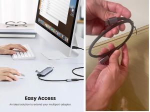 USB Type C Extension Cable USB 3.2 Gen 2 Male to USB C Female 10Gbps Data Transfer 100W PD Fast Charge 4K60Hz Extend Cord