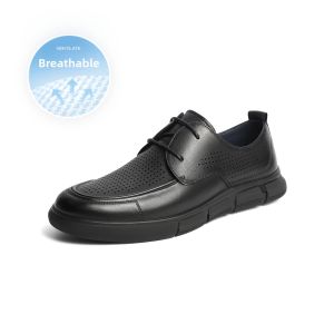 Belle | Breathable Holes Summer Leather Soft Bottom Shoes