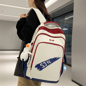 Juniors Schoolbag Girls Large Capacity Good-looking High School Student Primary and Secondary School Student Mens Backpack Backpack College Student