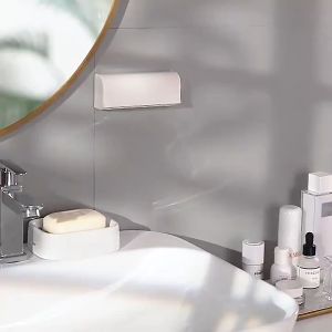 Facial Cleanser Clip Wall Mount Self Adhesive Organizer Home Storage Kit Bathroom Accessories Toothpaste Hanging Holder Clip