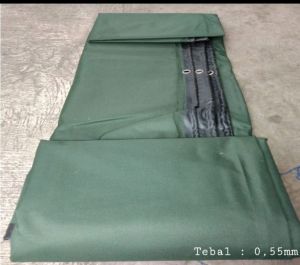 TERPAL KAIN CV TENTARA COD UKURAN 6x8 BAHAN KAIN LAPIS KARET ANTI AIR BERKUALITAS SUPER TEBAL