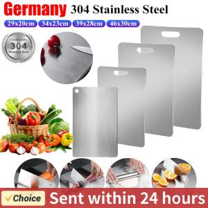 Stainless Steel Cutting Board Home Kitchen Rectangular Chopping Board Kneading Dough Cutting Dough And Fruit Vegetable Meat Tool