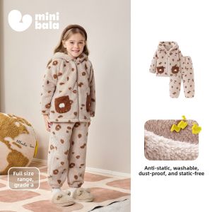 MINI BALA | Anti-Static Warm Kids Pajamas Set