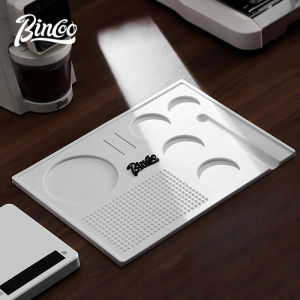 Bincoo Coffee Tamper Set Coffee Machine Handle Pad Coffee Bar Tool Hammer Powder Knocker Bucket Set Coffee Making Accessories 51/58mm Storage Pad
