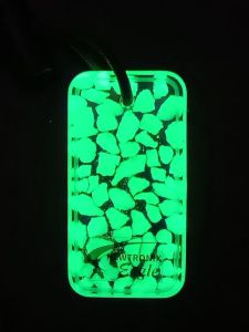 Long-Lasting Luminescent Dive Outdoor Signal Board Car Backpack Personalized Decoration Pendant Square Reusable Glowing Tag