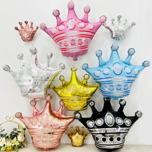 Kích Thước Lớn Bóng Vương Miện Trang Trí Sinh Nhật Bong Bóng Nhôm Bạc Hồng Xanh Dương Màu Đen Vàng Hồng Cho Lễ Kỷ Niệm Tiệc