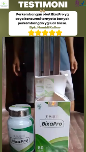 BIXAPRO Paket 4 Botol Kemasan Isi 60 Kapsul Untuk Mengobati Stroke Memperlancar Tekanan Darah