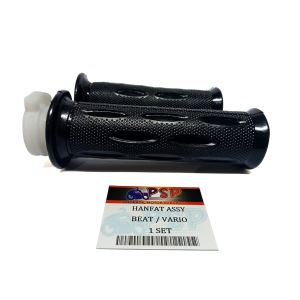HANDFAT ASSY VARIO / BEAT - Hanfat Handgrip Karet Gas Assy + Pipa Vario / Beat Karbu