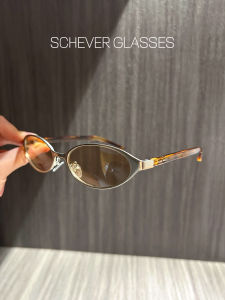Schever | Vintage Style Anti-UVAnti-UV Narrow Frame Sunglasses for Women