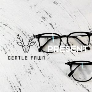Gentle Fawn Kacamata Antiradiasi Blueray Fashion Kotak TR90 Bisa Minus Kekinian Fashion Pria dan Wanita Simple Trendy 9905