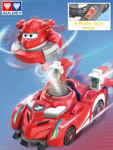 AULDEY | Children Super Wings Ley Toy Spin Car