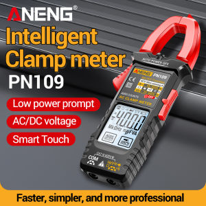 ANENG | ANENG Digital Multimeter Smart Touch Clamp Meter PN109 600A High Current Non-contact 4000 Counts AC DC Voltage Electrician Tools