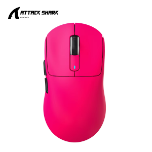 ATTACK SHARK | ATTACK SHARK X3Pro X3 PAW3395 26000DPI Tri-Mode Wireless Gaming Mouse 4K Polling Rate 8K Wired Black Mamba 80M Macro Driver