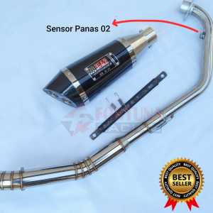 Knalpot Racing 2 Lubang Fullset Untuk Motor 150cc