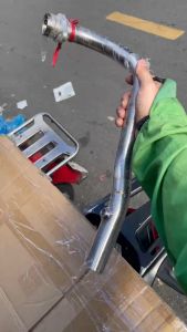 Cổ bô zin bằng Titan xe SH 350i.( pô zin)