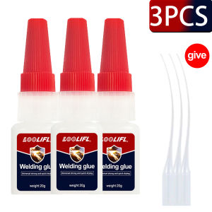 Loolifl 1-7Pcs Welding High Strength Oily Glue - Universal Superglue Mighty Instant Glue for Resin Ceramic Metal Glass 20g
