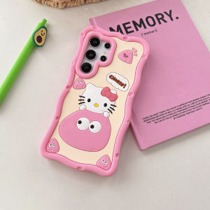 Sanrio | Kawaii Cheese Hello Kitty Phone Case For Samsung Galaxy S26 S25 S24 S23 S22 Ultra Plus A15 A16 A34 A55 Soft Silicone Back Cover