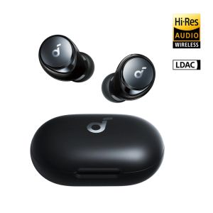 Soundcore Space A40 Adaptive Active Noise Cancelling Wireless Earbuds Reduce Noise by Up to 98% Ultra Long 50H Playtime 10H Single Playtime Hi-Res Sound Comfortable Fit Wireless Charge