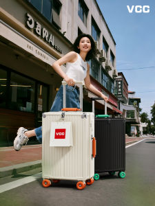 กระเป๋าเดินทางแบบมีรหัสผ่านสำหรับนักเรียน 20 นิ้ว กระเป๋าเดินทางขนาดเล็ก น้ำหนักเบา กระเป๋าเดินทางแบบมีล้อ 2025 ใหม่จาก VCC