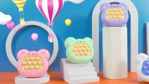 Mainan POP IT ELEKTRIK Pop It Pust Bubble Puzzle Game Tekan Dan Main Fidget Toys Mainan Penghilang Stres