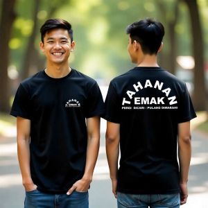 COD Baju Atasan Kaos Kata-Kata UNIK TAHANAN EMAK 24s