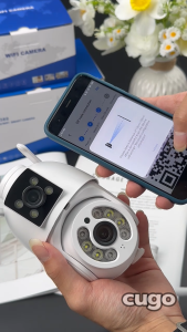 V380 Pro กล้องวงจรปิด 2 หน้าจอ CCTV Camera กล้องวงจรปิด360° 5G คืนวิสัยทัศน์ กล้องวงจรปิด WiFi IP Camera 8MP กลางแจ้ง กันน้ำ กล้องวงจร Full HD Wifi Camera