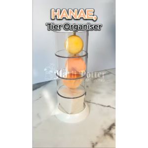 HARII POTTER HOMELIVING HANAE Tier Organizer Makeup Skincare Bekas Simpanan Bertingkat Solekan Penjagaan Kulit