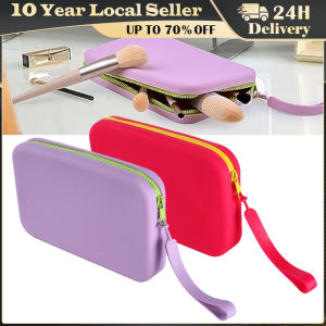 Fashion Solid Color Silicone Square Coin Purse Mini Small Item Storage Bag Cosmetic Bag Data Cable Waterproof Bag Women Wallet Square Silicone Coin Purse Wallet Mini Portable Headphone Key Storage Bag Waterproof Data Cable Pouch Fashion Solid Color
