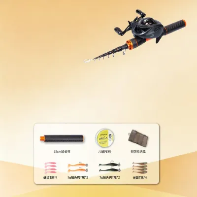 fishingfans | Travel Telescopic Fishing Rod Portable Versatile