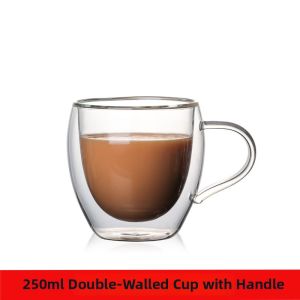 Heat-Resistant Insulated Glass Cup
