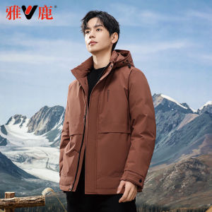 New Mens Hooded Utility Winter Jacket