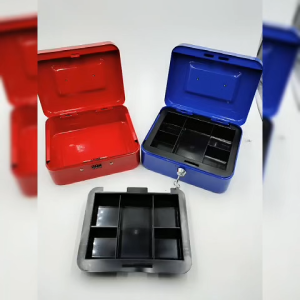 ONES Brion Cash Box with Key Lock and Money Tray Portable SG