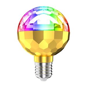 Bóng Đèn LED 6W Disco E27 Xoay Nhấp Nháy Màu RGB Pha Lê Sân Khấu Đèn Tiệc Giáng Sinh AC85-265V