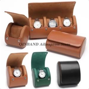 Hộp Đựng Đồng Hồ Du Lịch Bằng Da PU Dành Cho Nam & Nữ 1/2/3 Ngăn Hộp Đựng Đồng Hồ Dạng Cuộn Để Bảo Quản Và Bảo Vệ Đồng Hồ